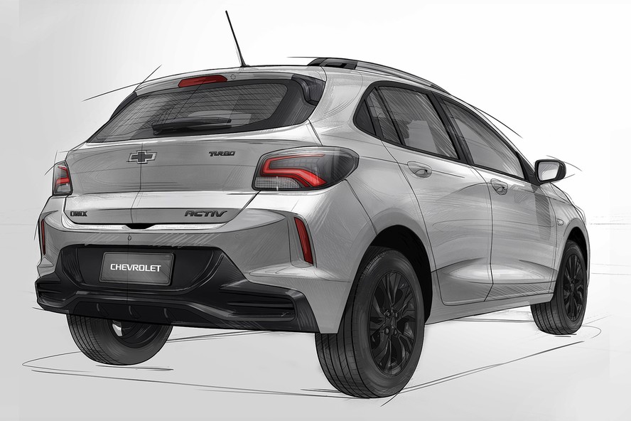 Chevrolet Onix Activ 2027 chega ao Brasil até julho: preço, motor e tudo o que já se sabe