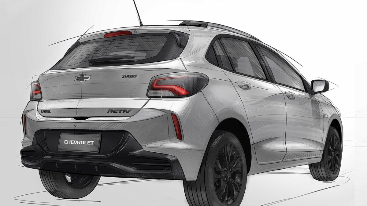 Chevrolet Onix Activ 2027 estreia no Brasil até julho: preço, motor e tudo o que já se sabe