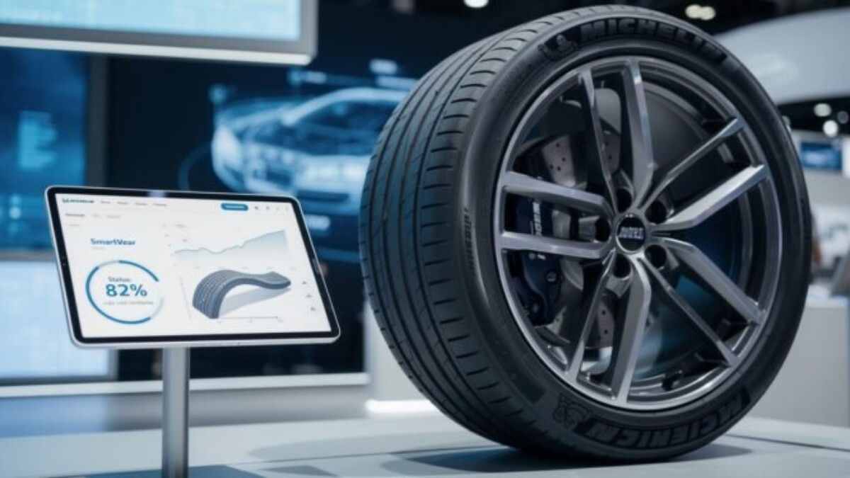Michelin lança pneu inteligente com IA que rastreia desgaste em tempo real e previne acidentes