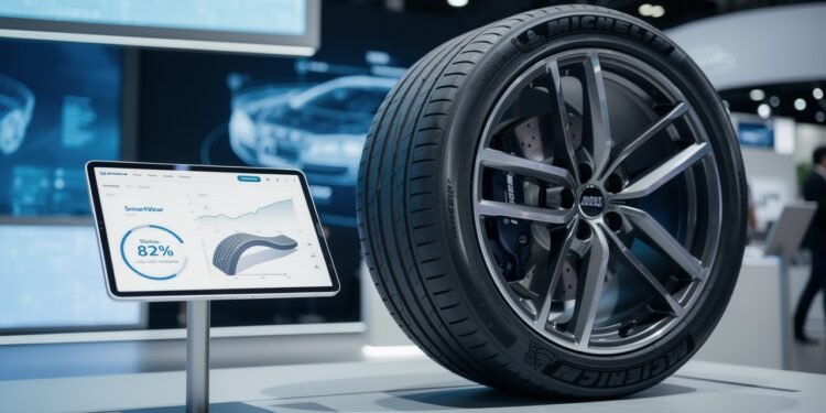 Michelin lança pneu inteligente com IA que rastreia desgaste em tempo real e previne acidentes