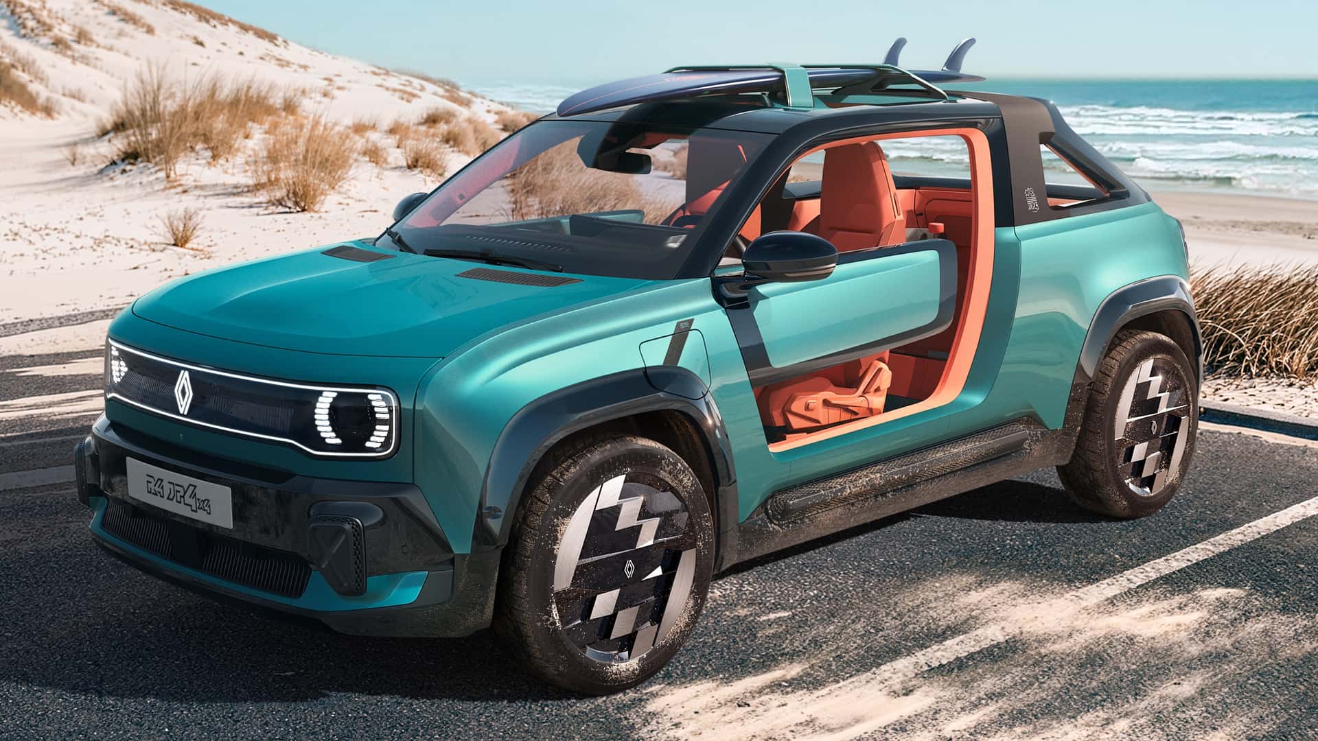 Renault apresenta buggy elétrico JP4x4 inspirado nos anos 60 para Roland Garros
