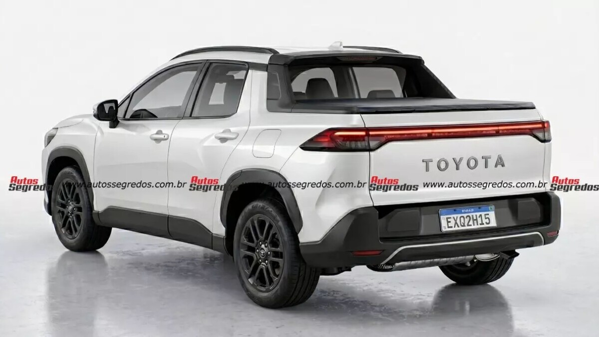 Toyota prepara picape híbrida nacional baseada no Corolla Cross para 2027