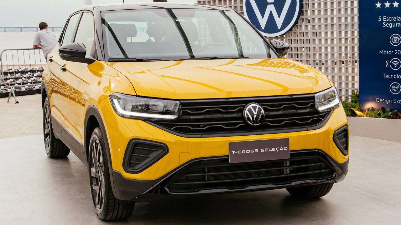 Volkswagen lança T-Cross Canarinho exclusivo para a Copa do Mundo, mas modelo não será vendido