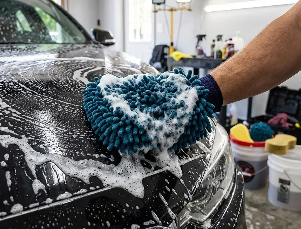 5 luvas de microfibra para lavar seu carro sem riscos e com máxima eficiência