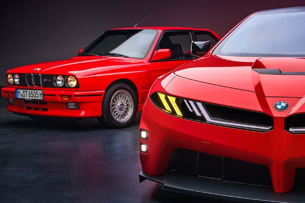 Novo BMW M3 elétrico: conceito com 'cérebro', quatro motores e homenagem ao lendário E30