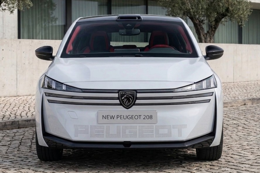 Novo Peugeot 208 chega em 2027 com visual retrô e motor elétrico chinês