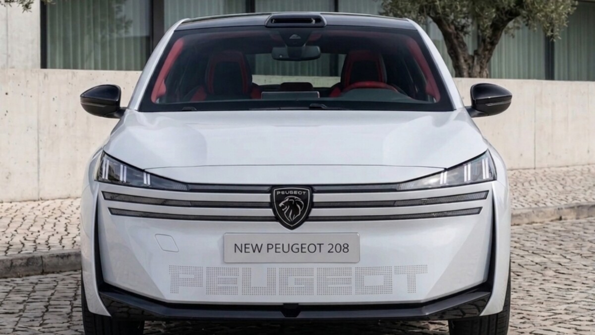 Novo Peugeot 208 chega em 2027 com visual retrô e motor elétrico chinês