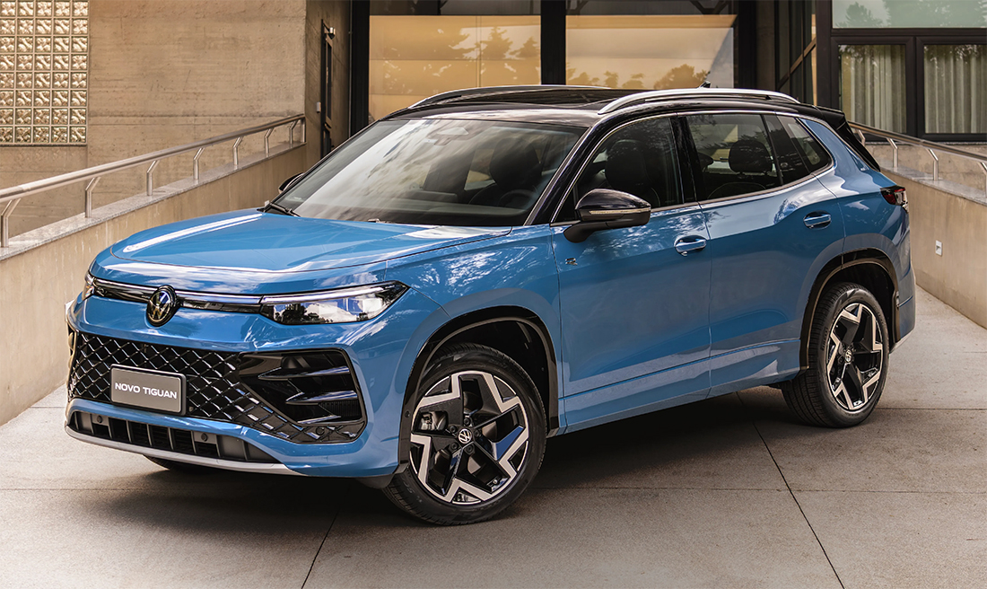 Teste: VW Tiguan R-Line impressiona com desempenho e tecnologia na terceira geração