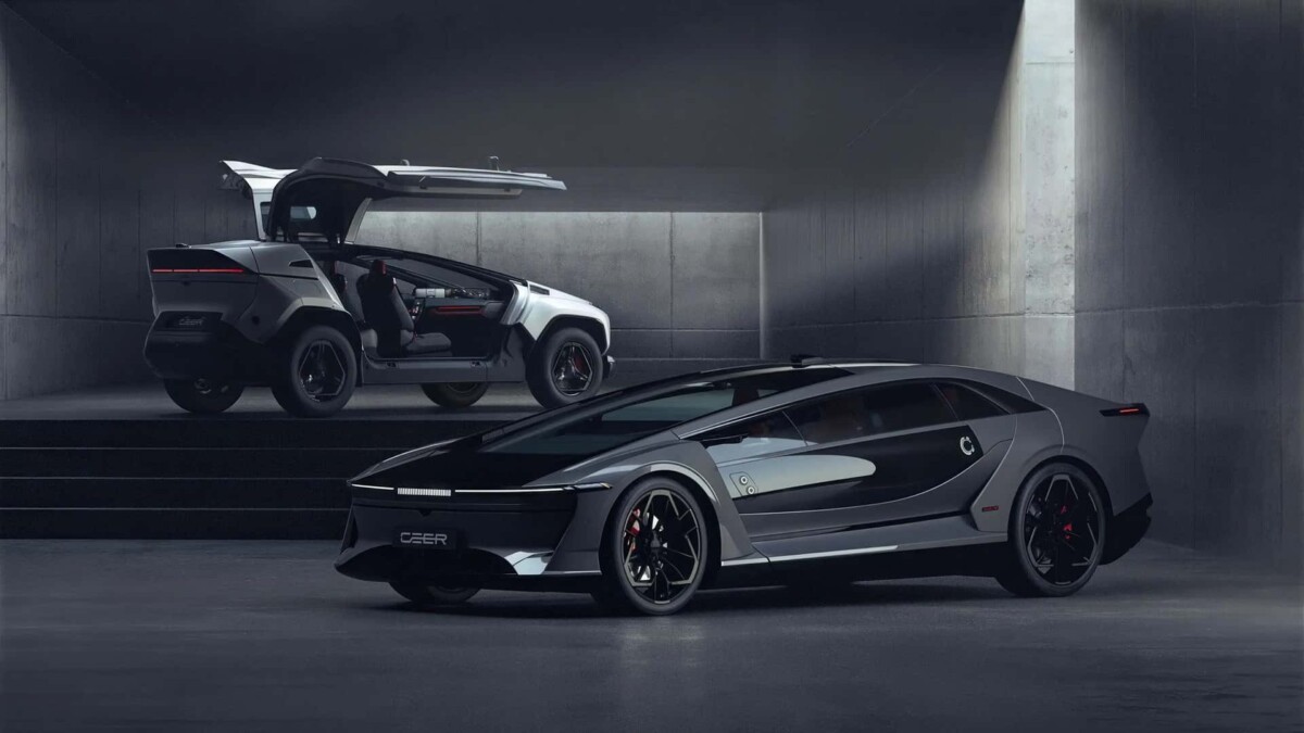 Ceer: primeira marca saudita lança elétricos com visual de batmóvel e até 1.111 cv