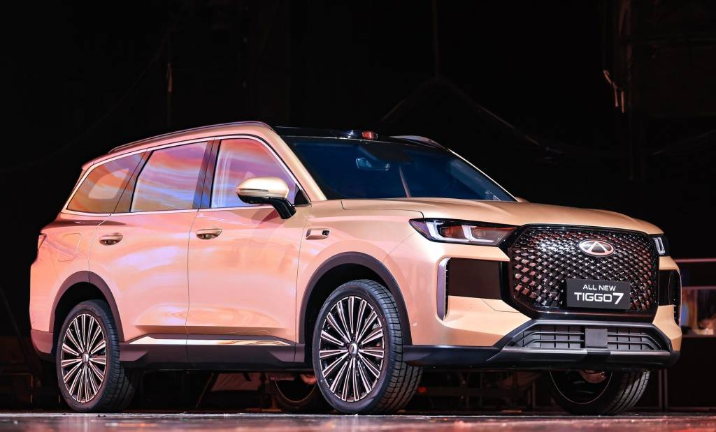Nova geração do Chery Tiggo 7 é revelada na China com interior luxuoso e tecnologia avançada