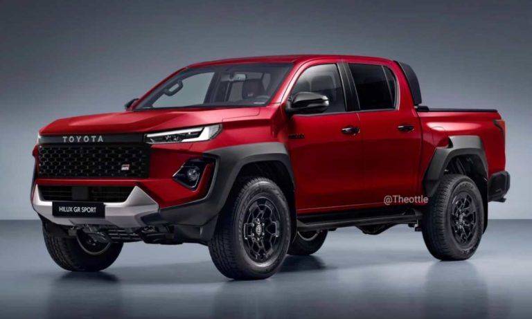 Toyota Hilux GR-Sport chega em 2027 com motor híbrido leve e visual exclusivo
