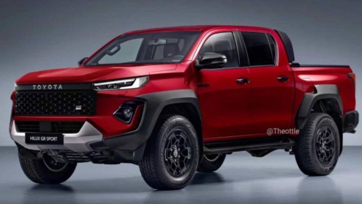 Toyota Hilux GR-Sport chega em 2027 com motor híbrido leve e visual exclusivo